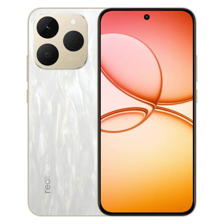 

Realme 15T, 8GB+256GB, Screen Fingerprint Identification, 6.57 inch Realme UI 6.0 Android 15 MediaTek Dimensity 6400 Max Octa Core, NFC, Network: 5G (White)