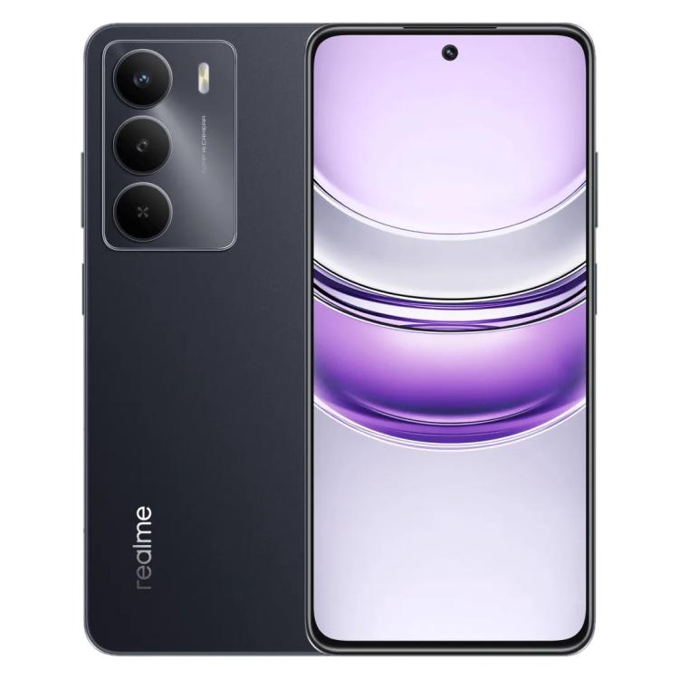 

Realme V70, 12GB+256GB, 6.67 inch Realme UI 6.0 Android 15 Dimensity 6300 5G Octa Core, Network: 5G (Black)