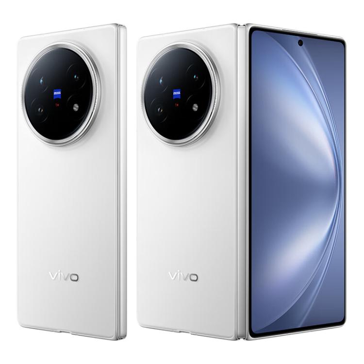 

vivo X Fold5, 16GB+512GB, 8.03 inch + 6.53 inch Android 15 OriginOS 5 Snapdragon 8 Gen 3 Octa Core, OTG, NFC, Network: 5G (White)