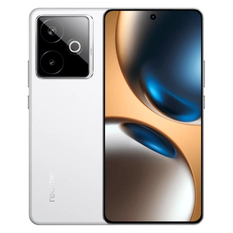 

Realme GT7, 16GB+512GB, 6.8 inch Android 15 / Realme UI 6.0 MediaTek Dimensity 9400+ Octa Core, NFC, Network: 5G, Support Google Play (White)
