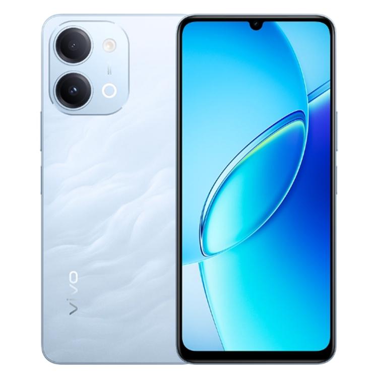 vivo Y60, 6GB+128GB, Side Fingerprint, 6.74 inch Android 16 OriginOS 6 Snapdragon 4 Gen 2 Octa Core, OTG, Network: 5G (Cyan)