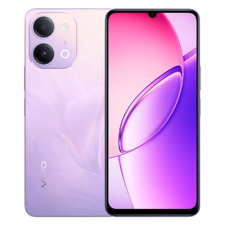 vivo Y60, 6GB+256GB, Side Fingerprint, 6.74 inch Android 16 OriginOS 6 Snapdragon 4 Gen 2 Octa Core, OTG, Network: 5G (Purple)