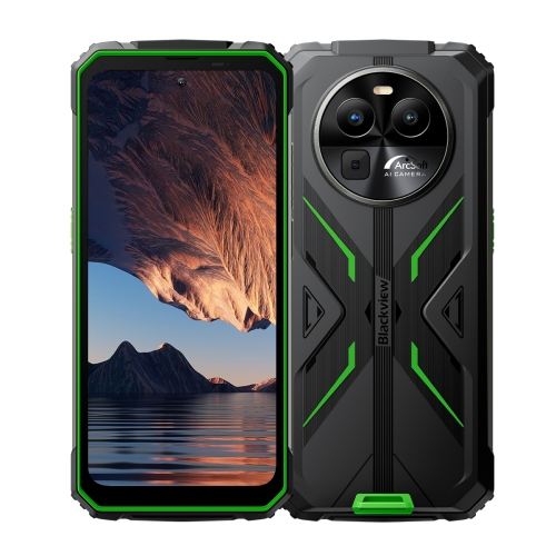 

[HK Warehouse] Blackview BV8100 Rugged Phone, 12GB+256GB, 6.5 inch Android 14 MediaTek Helio G99 Octa Core up to 2.2GHz, Network: 4G, NFC, OTG (Green)