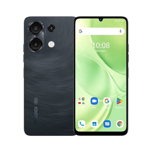 [HK Warehouse] UMIDIGI G9 5G, 6GB+128GB, Side Fingerprint & Face ID Identification, 6.75 inch Android 14 UNISOC T765 Octa Core, Network: 5G (Galaxy Black)