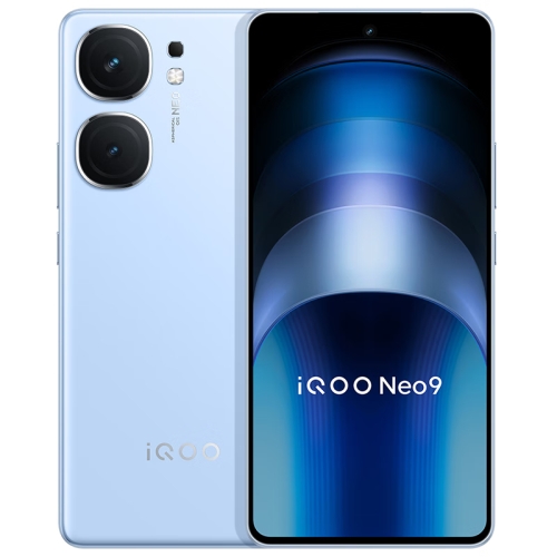 

vivo iQOO Neo9, Dual Back Cameras, 12GB+256GB, Face ID / Fingerprint Identification, 6.78 inch Android 14 OriginOS 4 Snapdragon 8 Gen 2 Octa Core, OTG, NFC, Network: 5G, Support Google Play (Blue)
