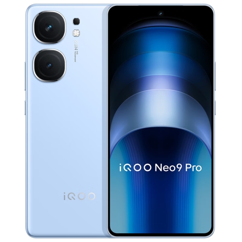 

vivo iQOO Neo9 Pro, Dual Back Cameras, 16GB+512GB, Face ID / Fingerprint Identification, 6.78 inch Android 14 OriginOS 4 Dimensity 9300 Octa Core, OTG, NFC, Network: 5G, Support Google Play (Blue)