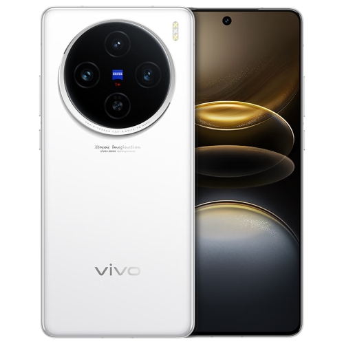 

vivo X100s, Triple Back Cameras, 12GB+256GB, Face ID / Fingerprint Identification, 6.78 inch Android 14 OriginOS 4 Dimensity 9300+ Octa Core, OTG, NFC, Network: 5G, Support Google Play (White)