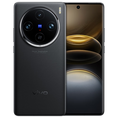 

vivo X100s Pro, Triple Back Cameras, 12GB+256GB, Face ID / Fingerprint Identification, 6.78 inch Android 14 OriginOS 4 Dimensity 9300+ Octa Core, OTG, NFC, Network: 5G, Support Google Play (Black)