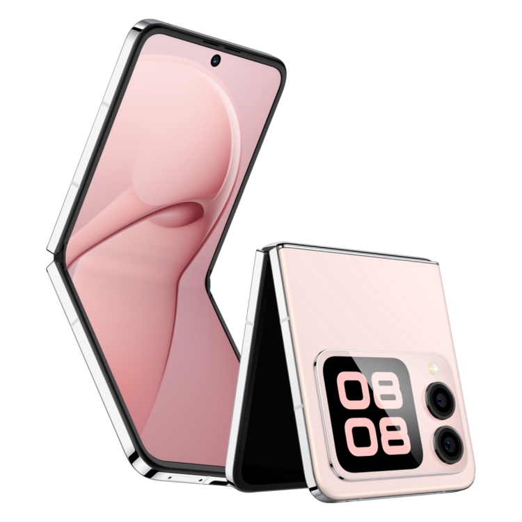 

Huawei nova Flip, 12GB+1TB, Side Fingerprint Identification, 6.94 inch + 2.14 inch HarmonyOS 4.2 Octa Core, NFC, OTG, Not Support Google Play (Pink)