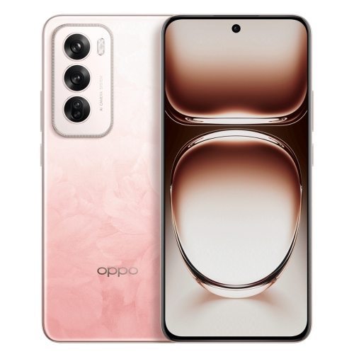 

OPPO Reno12 AI Phone, 16GB+256GB, Screen Fingerprint, 6.7 inch ColorOS 14.1 Dimensity 8250 Octa Core up to 3.1GHz, NFC, OTG, Network: 5G (Pink)