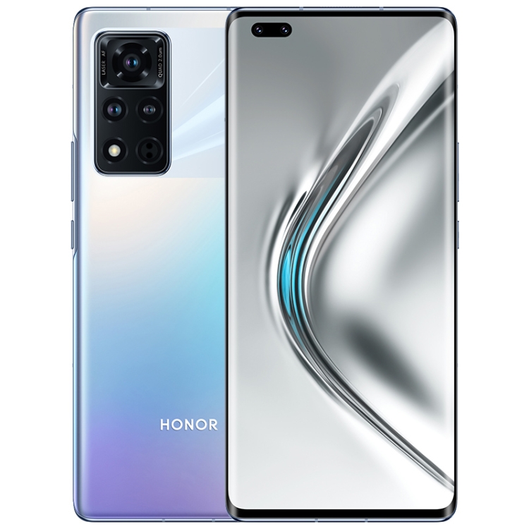 

Honor V40 YOK-AN10 5G, 8GB+256GB, China Version, Triple Back Cameras, Screen Fingerprint Identification, 4000mAh Battery, 6.72 inch Magic UI 4.0 (Android 10.0) Dimensity 1000+ Octa Core up to 2.58GHz, Network: 5G, OTG, NFC, Not Support Google Play(Silver)