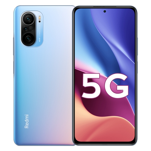 

Xiaomi Redmi K40 5G, 48MP Camera, 8GB+256GB, Triple Back Cameras, 4520mAh Battery, Fingerprint Identification, 6.67 inch Pole Notch MIUI 12 (Android 11) Qualcomm Snapdragon 870 Octa Core up to 3.2GHz, Network: 5G, Dual SIM, NFC, IR(Blue)