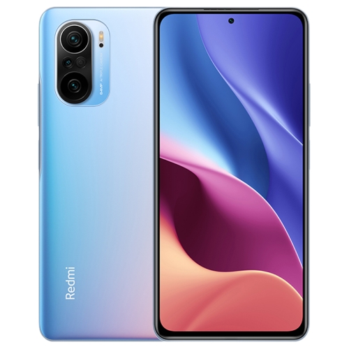 

Xiaomi Redmi K40 Pro 5G, 64MP Camera, 8GB+128GB, Triple Back Cameras, 4520mAh Battery, Face ID & Fingerprint Identification, 6.67 inch Pole Notch MIUI 12 Qualcomm Snapdragon 888 Octa Core up to 2.84GHz, Network: 5G, Dual SIM, NFC, IR(Blue)