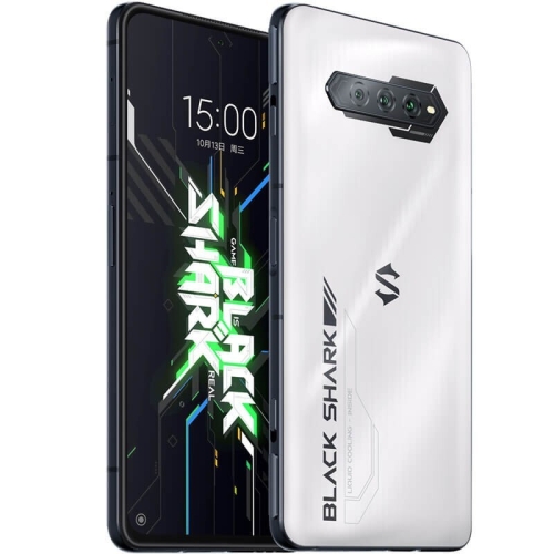 

Xiaomi BLACK SHARK 4S, 48MP Camera, 8GB+128GB, Triple Back Cameras, 4500mAh Battery, Side Fingerprint Identification, 6.67 inch JOYUI12.8 Game OS Qualcomm Snapdragon 870 Octa Core, Network: 5G, NFC, Pop-up Gaming Triggers Key, Not Support Google Play(Whit