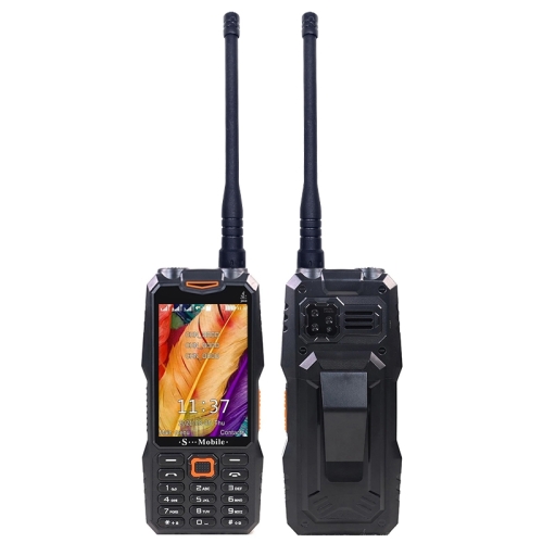 S999 Triple Proofing Elder Phone, Waterproof Shockproof Dustproof, 2400mAh Battery, 3.5 inch, 21 Keys, LED Flashlight, FM, Triple SIM, with Antenna(Black)