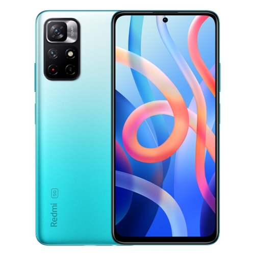 

Xiaomi Redmi Note 11 5G, 50MP Camera, 4GB+128GB, Dual Back Cameras, 5000mAh Battery, Side Fingerprint Identification, 6.6 inch MIUI 12.5 (Android R) Dimensity 810 6nm Octa Core up to 2.4GHz, Network: 5G, Dual SIM, Not Support Google Play(Mint Green)