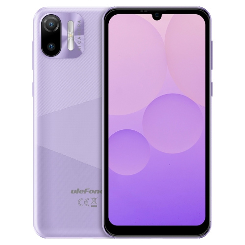 

[HK Warehouse] Ulefone Note 6T, 3GB+64GB, Face ID Identification, 6.1 inch Android 12 MTK6761 WB Quad-core up to 2.0GHz, Network: 4G, Dual SIM (Purple)