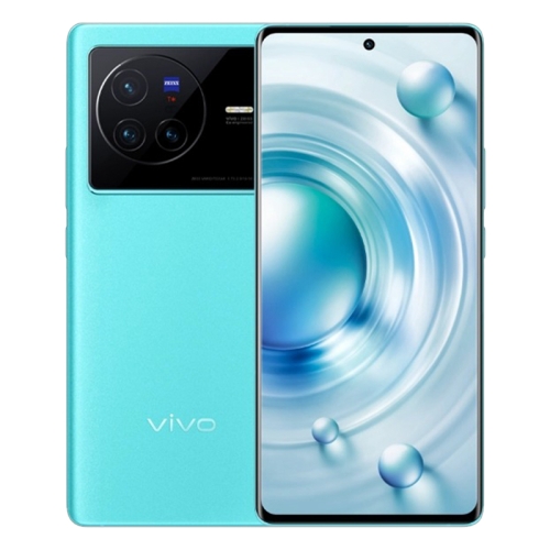 

vivo X80 5G V2183A, 50MP Camera, 8GB+128GB, Triple Back Cameras, Screen Fingerprint Identification, 4500mAh Battery, 6.78 inch Android 12.0 OriginOS Ocean MediaTek Dimensity 9000 Octa Core up to 3.05GHz, NFC, OTG, Network: 5G(Blue)