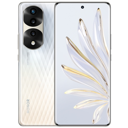 Honor 70 Pro 5G SDY-AN00, 54MP Cameras, 12GB+256GB, China Version, Triple Back Cameras, Screen Fingerprint Identification, 6.78 inch Magic UI 6.1 Dimensity 8000 Octa Core up to 2.75GHz, Network: 5G, OTG, NFC, Not Support Google Play(Silver)
