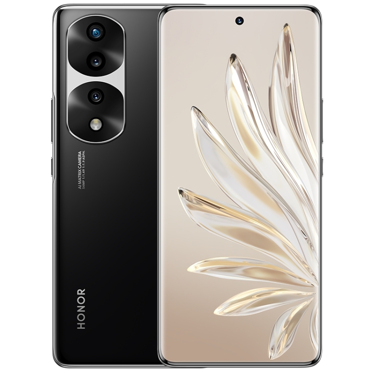 

Honor 70 Pro+ 5G HPB-AN00, 54MP Cameras, 8GB+256GB, China Version, Triple Back Cameras, Screen Fingerprint Identification, 6.78 inch Magic UI 6.1 Dimensity 9000 Octa Core up to 3.05GHz, Network: 5G, OTG, NFC, Not Support Google Play(Jet Black)