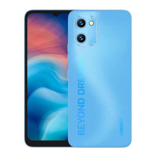 

[HK Warehouse] UMIDIGI G1, 3GB+32GB, Dual Back Cameras, 5150mAh Battery, Face Identification, 6.52 inch Android 12 Go MTK6739 Quad Core up to 1.5GHz, Network: 4G, OTG, Dual SIM(Galaxy Blue)