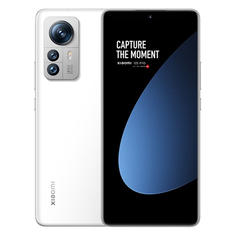 

Xiaomi 12S Pro, 50MP Camera, 8GB+128GB, Triple Back Cameras, Screen Fingerprint Identification, 6.73 inch 2K Screen MIUI 13 Qualcomm Snapdragon 8+ 4nm Octa Core up to 3.2GHz, Heart Rate, Network: 5G, NFC, Wireless Charging Function(White)