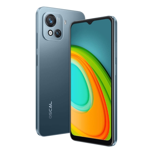 [HK Warehouse] Blackview OSCAL C80, 8GB+128GB, 50MP Camera, Side Fingerprint Identification, 5180mAh Battery, 6.5 inch Android 12 Unisoc T606 Octa Core up to 1.6GHz, Network: 4G, OTG, Dual SIM, Global Version with Google Play(Blue)