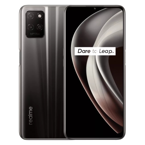 

Realme V11s 5G, 4GB+128GB, Dual Back Cameras, Side Fingerprint Identification, 5000mAh Battery, 6.5 inch Realme UI 2.0 / Android 11 MediaTek Dimensity 810 Octa Core up to 2.4GHz, Network: 5G, Support Google Play (Black)