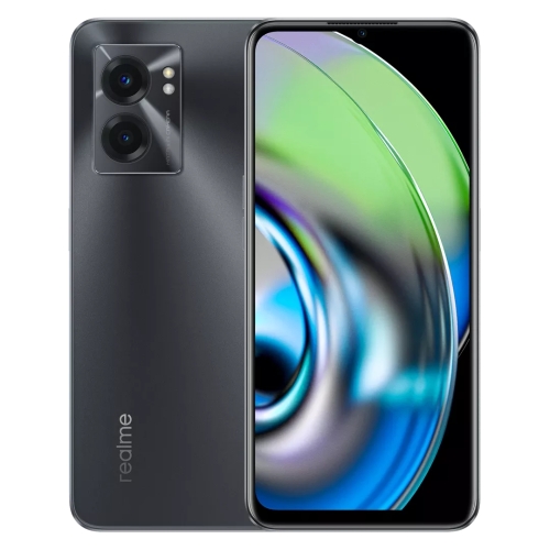 

Realme V23 5G, 48MP Camera, 8GB+256GB, Dual Back Cameras, Side Fingerprint Identification, 5000mAh Battery, 6.58 inch Realme UI 3.0 / Android 12 MediaTek Dimensity 810 Octa Core up to 2.4GHz, Network: 5G, Support Google Play(Black)