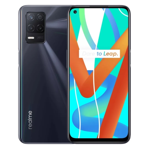 

Realme V13 5G, 48MP Camera, 8GB+128GB, Triple Back Cameras, Side Fingerprint Identification, 5000mAh Battery, 6.5 inch Realme UI 2.0 / Android 11 MediaTek Dimensity 700 Octa Core up to 2.2GHz, Network: 5G, Support Google Play (Black)