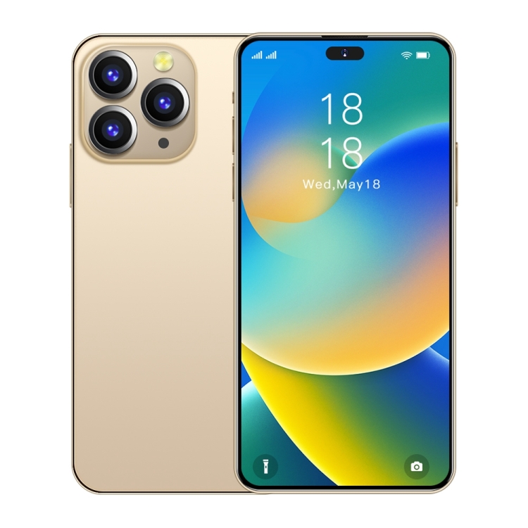 

i14 Pro Max / H208, 2GB+16GB, 6.5 inch Dynamic Island Screen, Face Identification, Android 8.1 MTK6580P Quad Core, Network: 3G (Gold)
