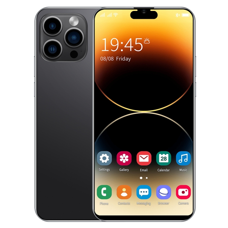 

i14 Pro Max N85, 1GB+8GB, 6.1 inch Screen, Face Identification, Android 8.1 MTK6580A Quad Core, Network: 3G, Dual SIM (Black)