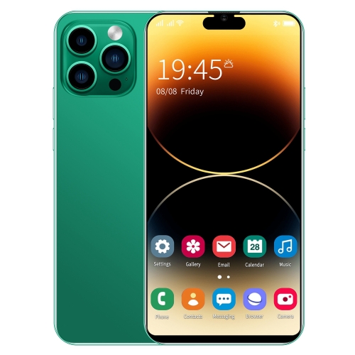 

i14 Pro Max N85, 1GB+8GB, 6.1 inch Screen, Face Identification, Android 8.1 MTK6580A Quad Core, Network: 3G, Dual SIM (Green)