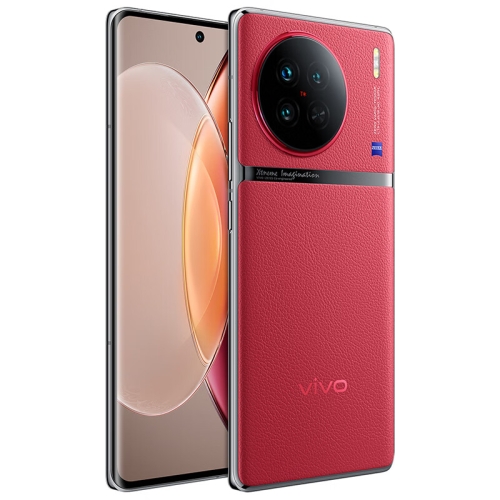 

vivo X90 5G, 50MP Camera, 8GB+256GB, Triple Back Cameras, Screen Fingerprint Identification / Face ID, 4810mAh Battery, 6.78 inch Android 13.0 OriginOS 3 MediaTek Dimensity 9200 Octa Core up to 3.05GHz, NFC, OTG, Network: 5G, Support Google Play (Red)
