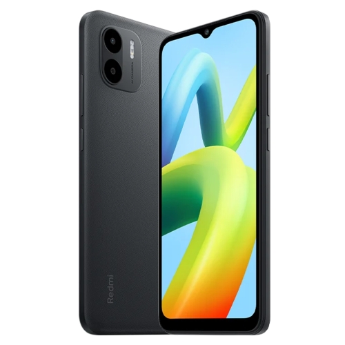 [HK Warehouse] Xiaomi Redmi A1 EU Version, 2GB+32GB, 5000mAh Battery, 6.52 inch Android 12 GO MediaTek Helio A22 Quad Core up to 2.0GHz, Network: 4G, Dual SIM, Support Google Play(Black)