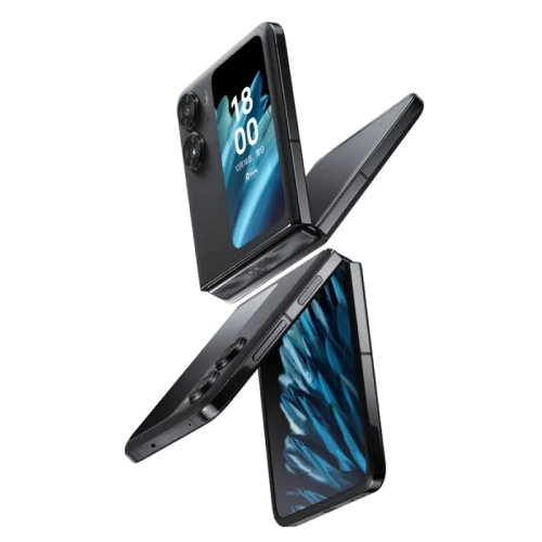 OPPO Find N2 Flip 8GB+256GB, 50MP Camera, Chinese Version, Dual Rear Cameras, Face ID & Side Fingerprint Identification, 6.8 inch + 3.26 inch Screen, ColorOS 13 Dimensity 9000+ Octa Core up to 3.2GHz, Support Google Play(Black)