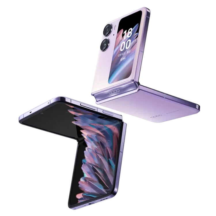 

OPPO Find N2 Flip 8GB+256GB, 50MP Camera, Chinese Version, Dual Rear Cameras, Face ID & Side Fingerprint Identification, 6.8 inch + 3.26 inch Screen, ColorOS 13 Dimensity 9000+ Octa Core up to 3.2GHz, Support Google Play(Purple)