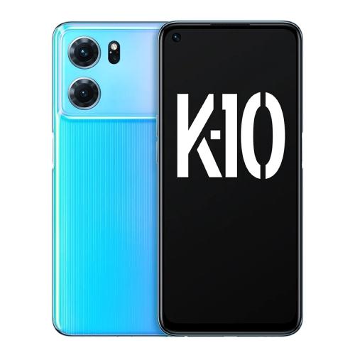 OPPO K10 5G, 12GB+256GB, 64MP Camera, Chinese Version, Triple Rear Cameras, Side Fingerprint Identification, 6.59 inch ColorOS 12.1 Dimensity 8000-MAX Octa Core up to 2.75Ghz, Network: 5G, Support Google Play(Blue)