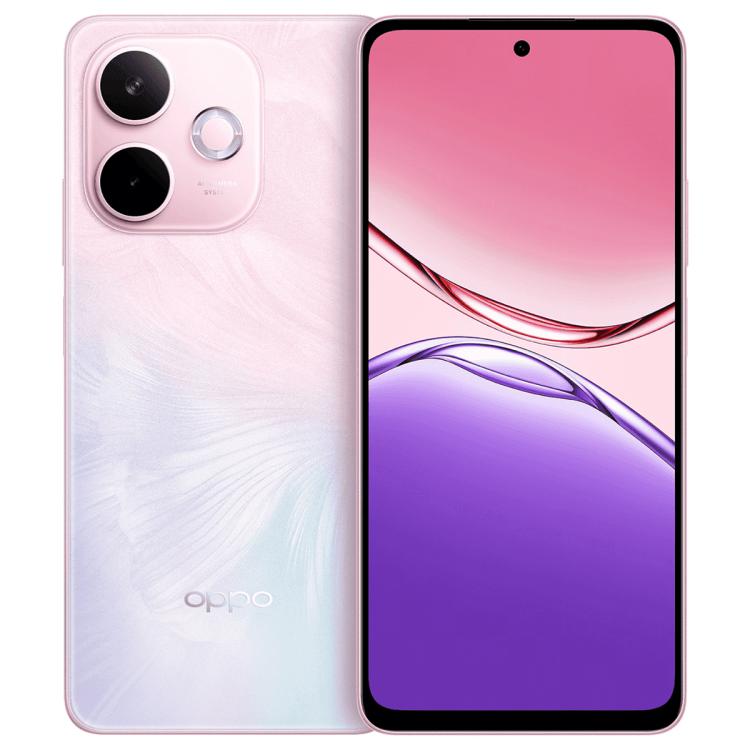 

OPPO A5 Vitality 5G, 12GB+512GB, Side Fingerprint, 6.67 inch ColorOS 15.0 MediaTek Dimensity 6300 Octa Core, OTG, Network: 5G (Pink)