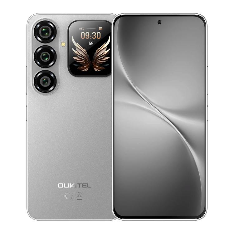 [HK Warehouse] Oukitel P2 Plus, 12GB+256GB, 5000mAh, Screen Fingerprint Identification, 6.7 inch Android 16 MediaTek Dimensity 7100 Octa Core, NFC, OTG, Network: 5G (Grey)
