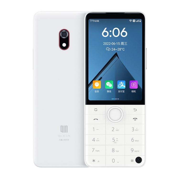 QIN F22 Pro 4G, 6GB+64GB, 3.54 inch Android 12 Helio G85 Octa Core, Network: 4G, OTG, Infrared Remote Control, Single SIM, Support Google Play (White)