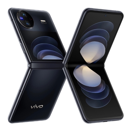 

vivo X Flip 5G, 50MP Camera, 12GB+256GB, Dual Back Cameras, Side Fingerprint Identification, 4400mAh Battery, 6.74 inch + 3.0 inch Android 13.0 OriginOS 3 Qualcomm Snapdragon 8+ Gen1 Octa Core up to 3.0GHz, NFC, OTG, Network: 5G (Black)