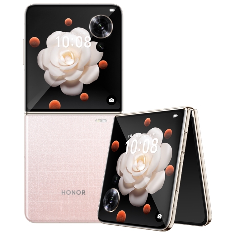 

Honor Magic V Flip, 12GB+512GB, 6.8 inch + 4.0 inch Screen MagicOS 8.0 Snapdragon 8+ Gen 1 Octa Core, Network: 5G, NFC, OTG (Pink)