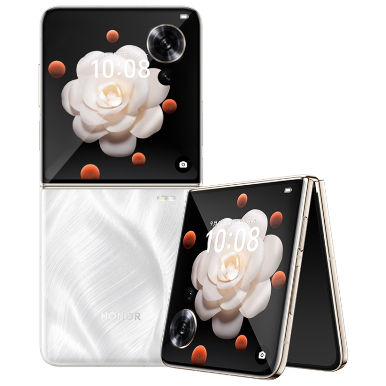 

Honor Magic V Flip, 12GB+512GB, 6.8 inch + 4.0 inch Screen MagicOS 8.0 Snapdragon 8+ Gen 1 Octa Core, Network: 5G, NFC, OTG (White)