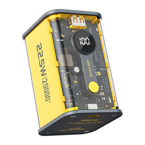 

WK WP-337 2000mAh Pioneer Series 22.5W Super Fast Charge Power Bank (Yellow)