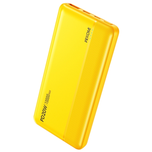 

WEKOME WP-03 Tidal Energy Series 10000mAh 20W Fast Charge Power Bank (Yellow)