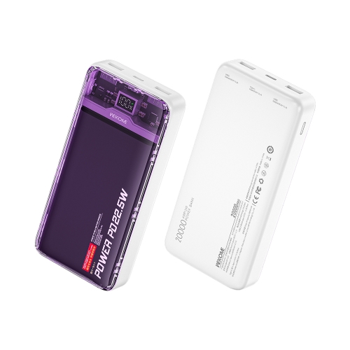 

WK WP-351 20000mAh Pioneer 2 Generation 22.5W Transparent Fast Charge Power Bank(Purple)