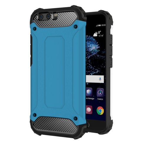 

For Huawei P10 Tough Armor TPU + PC Combination Case(Blue)