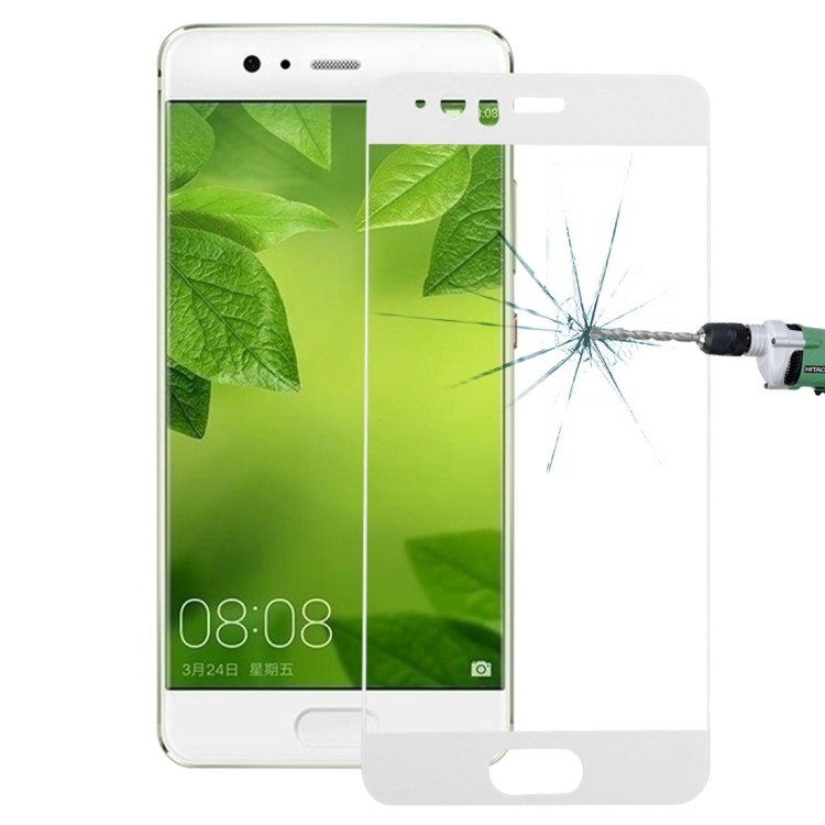 

For Huawei P10 0.26mm 9H Surface Hardness Explosion-proof Full Screen Tempered Glass Screen Film(White)