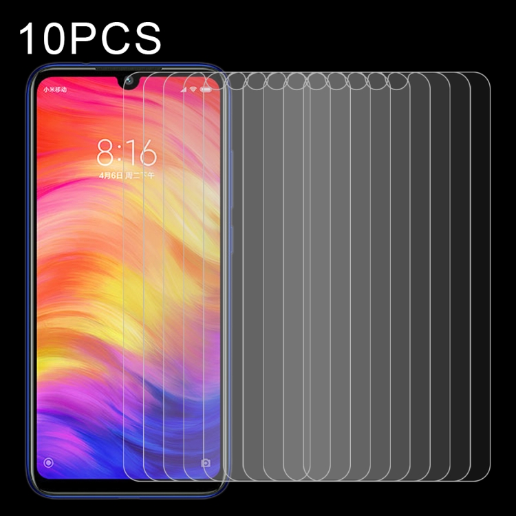

10 PCS 0.26mm 9H 2.5D Tempered Glass Film for Xiaomi Redmi Note 7